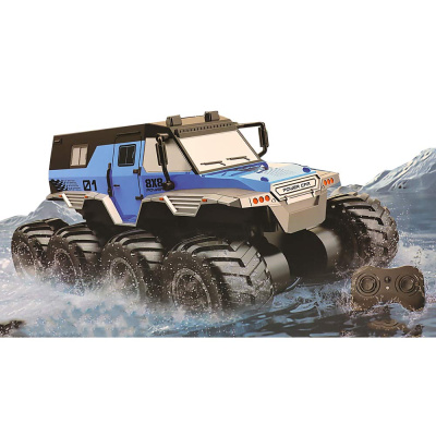 Джип Амфибия радиоуправляемый 8-ми колесный D838BLUE 1